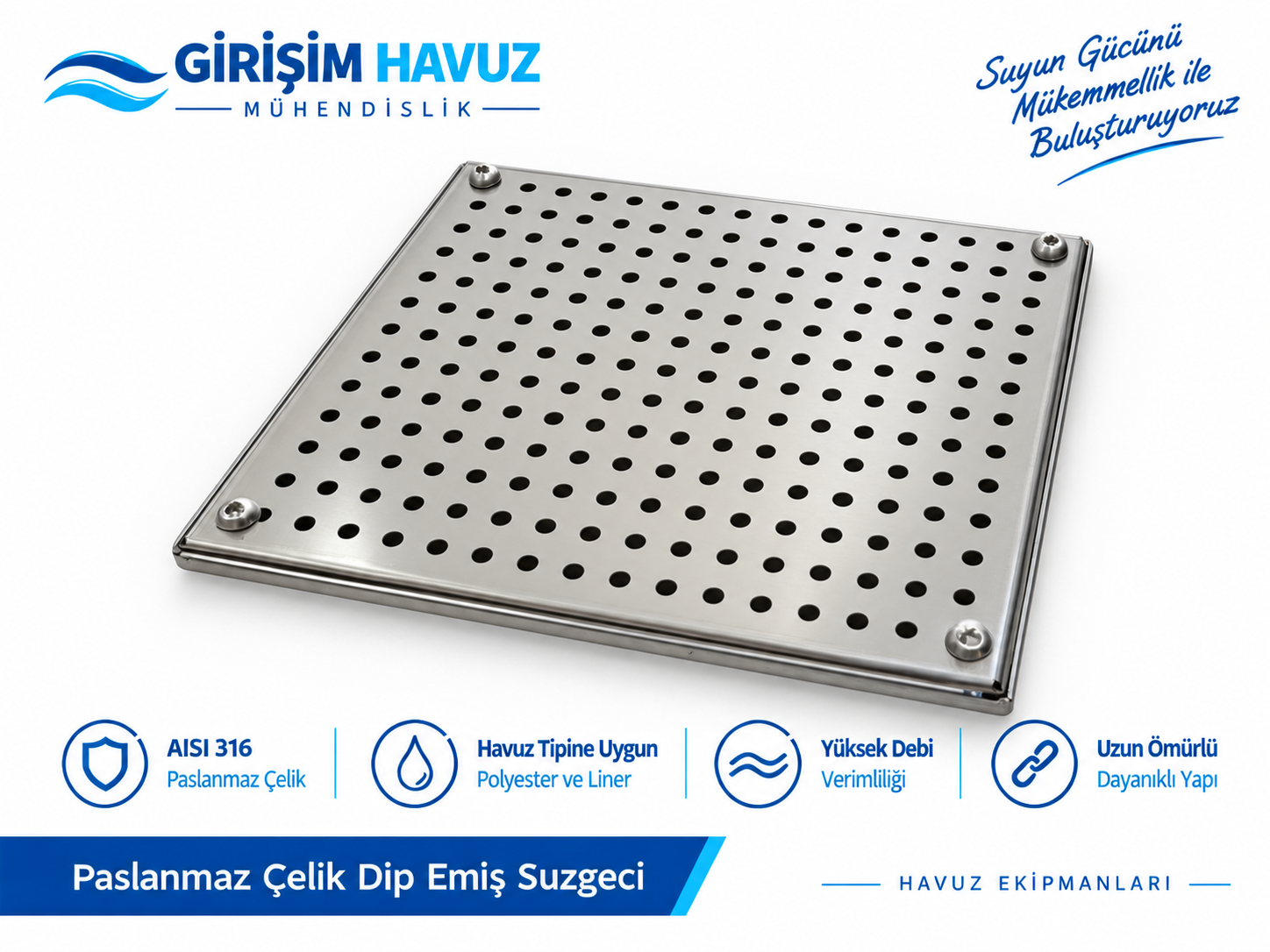 Paslanmaz Çelik Delikli Izgara
